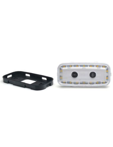 Trasera Piloto LED rectangular con luz de marcha atrás y Antiniebla 1481 AR  F 2V 24V Was | LeonLeds