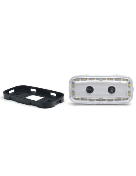 Luz traseira retangular de LED com luz de ré e farol de neblina 1481 AR F 2V 24V Was | leonleds