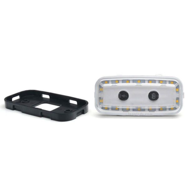 Trasera Piloto LED rectangular con luz de marcha atrás y Antiniebla 1481 AR  F 2V 24V Was | LeonLeds