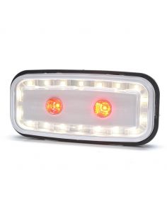 Piloto LED rectangular con luz de marcha atrás y Antiniebla 1481 AR  F 2V 24V Was | LeonLeds