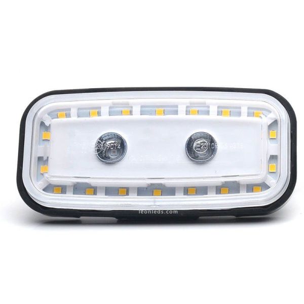 Piloto LED rectangular con luz de marcha atrás y Antiniebla 1481 AR  F 2V 24V Was | LeonLeds