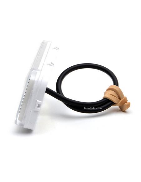 Piloto LED rectangular trasero de Antiniebla 1481 F 12V 24V Was | LeonLeds