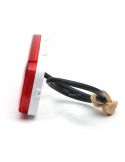 Dimensiones de Piloto LED Rectangular Antiniebla Trasera Tulipa Roja 1481 KR F 12V 24V Was | LeonLeds