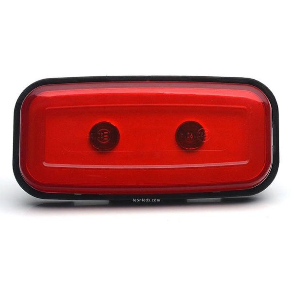 Piloto LED Rectangular Antiniebla Trasera Tulipa Roja 1481 KR F 12V 24V Was | LeonLeds