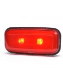 Piloto LED Rectangular Antiniebla Trasera Tulipa Roja 1481 KR F 12V 24V Was | LeonLeds