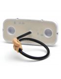 Dimensiones de Piloto LED Rectangular Antiniebla Trasera Tulipa Roja 1481 KR F 12V 24V Was | LeonLeds