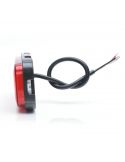 Piloto LED Rectangular con Tulia Roja Luz de Posición y Antiniebla Trasera 1481 KR R F 12V 24V Was | LeonLeds