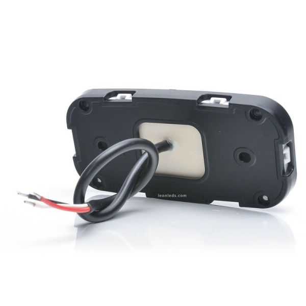 Trasera de Piloto LED Rectangular con Tulia Roja Luz de Posición y Antiniebla Trasera 1481 KR R F 12V 24V Was | LeonLeds