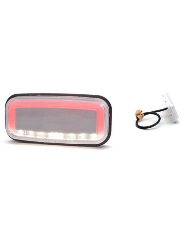Piloto LED con luz de posición y marcha atrás trasera 1481 R AR 12V 24V de Was | LeonLeds