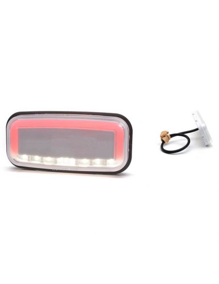 Piloto LED con luz de posición y marcha atrás trasera 1481 R AR 12V 24V de Was | LeonLeds