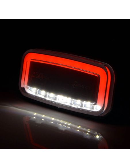 Feu arrière à LED avec feu de position et marche arrière 1481 R AR 12V 24V de Was | leonleds