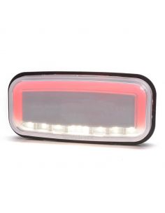 Piloto LED con luz de posición y marcha atrás trasera 1481 R AR 12V 24V de Was | LeonLeds