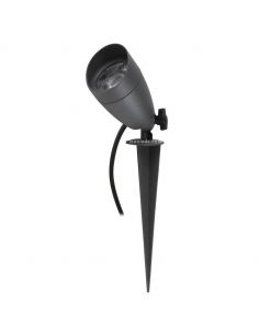 Proyector estaca LED para exterior Terra 6W 640Lm IP65 con cable y enchufe 996A-L3106B-04 | LeonLeds