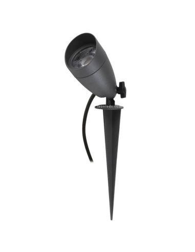 Proyector estaca LED para exterior Terra 6W 640Lm IP65 con cable y enchufe 996A-L3106B-04 | LeonLeds