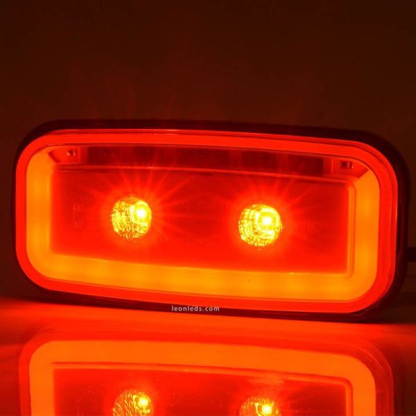 Piloto LED con luz de posición y antiniebla trasera 1481 R F 12V 24V Was | LeonLeds