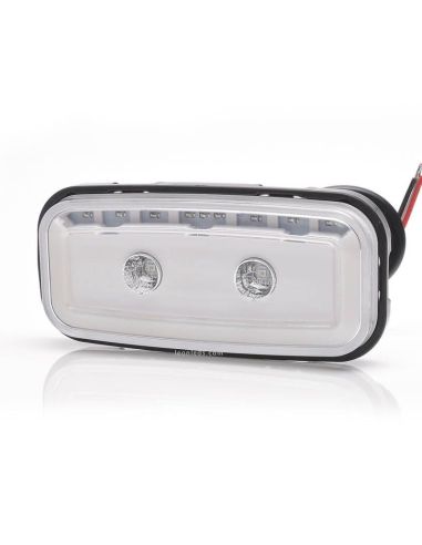 Feu arrière à LED avec feu de position et feu antibrouillard arrière 1481 RF 12V 24V Was | leonleds