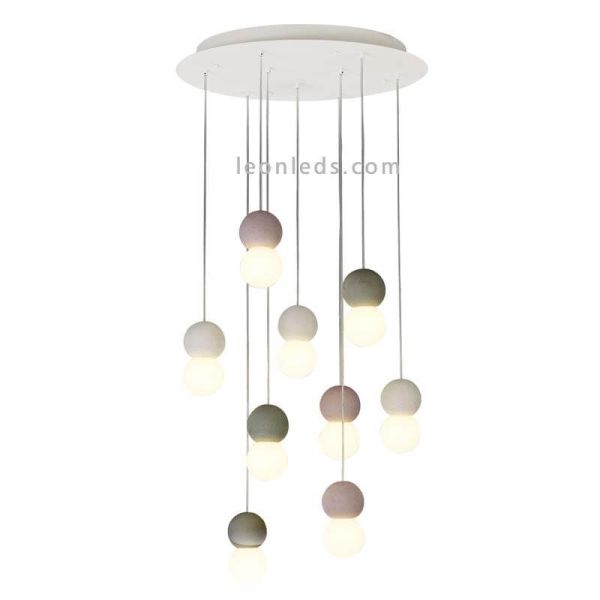 Suspension à 9 lumières rondes Galaxy 9xE27