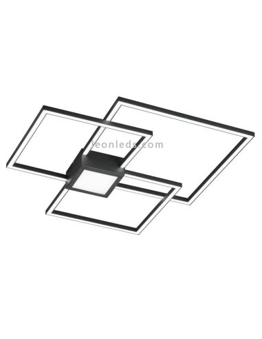 Plafón LED regulable Hydra disponible en negro