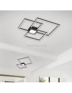 Plafón LED regulable Hydra disponible en negro 2
