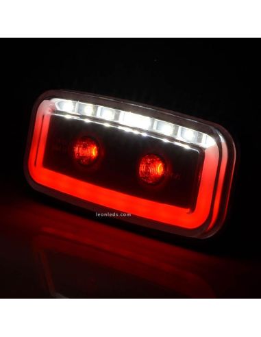 Lanterna traseira em LED com luz de posição, nevoeiro e marcha-atrás 1481 R AR F 12V 24V Was | leonleds