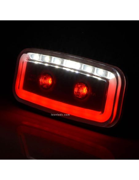 Piloto LED con luz de posición, antiniebla y marcha atrás trasera 1481 R AR F 12V 24V Was | LeonLeds