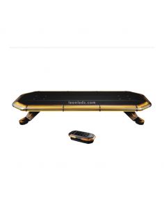 Mini Puente luminoso LED ambar Homologado con mando 622mm 24,5'' Gama Premium Agropar | LeonLeds