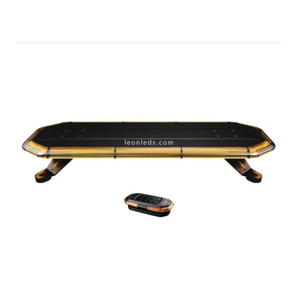 Mini Puente luminoso LED ambar Homologado con mando 622mm 24,5'' Gama Premium Agropar | LeonLeds