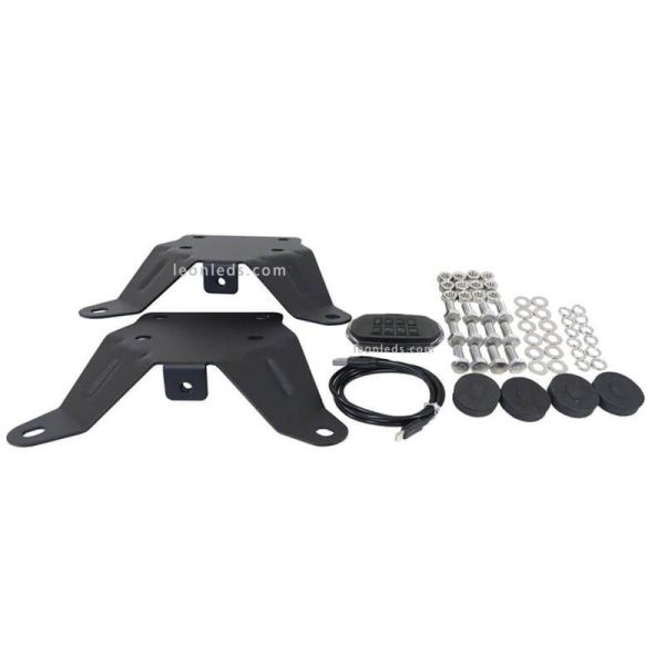Accesorios de Puente LED ambar Homologado con Control Wireless 1235mm 48'' Gama Premium Agropar | LeonLeds