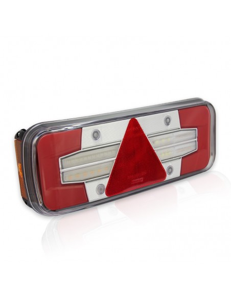 Feu arrière LED avec Triangle 7 fonctions pour camion remorque ou bac effet néon | Éclairage LeonLeds