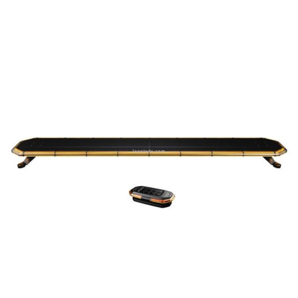 Puente luminoso LED grande Ambar Homologado (Opcional) Control Wireless 1388mm 54'' Gama Premium Agropar | LeonLeds