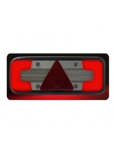 Piloto Trasero LED con Triángulo 7 funciones para remolque de camión o bañera plataforma efecto Neon | LeonLeds Iluminación 2