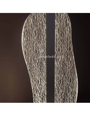 Aplique de pared LED blanco serie Bianca dimensiones