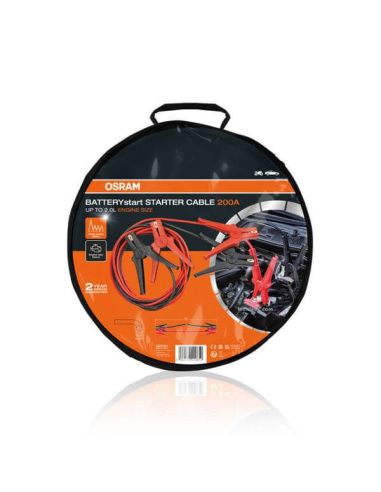 Pinzas de arranque de coche 3 metros capacidad 200A STARTERcable 200A OSC101A Osram | LeonLeds