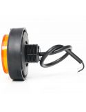 Piloto LED intermitente redondo y homologado 12V 24V 2A Soporte trasero 1533 2A Was | LeonLeds