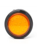 Piloto LED intermitente redondo y homologado 12V 24V 2A Soporte trasero 1533 2A Was | LeonLeds