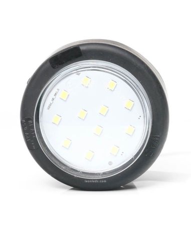 Feu de recul LED rond et homologué 12V 24V AR 1533 WAS | leonleds