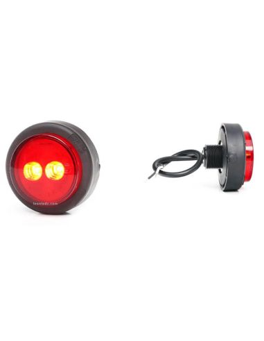 Piloto LED redondo antiniebla trasero F 12V 24V Was 1533 F Was | LeonLeds
