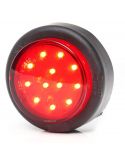 Piloto LED redondo de posición y freno R S1 12V 24V 1533 R S1 | LeonLeds