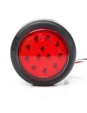 Piloto LED redondo de posición y freno R S1 12V 24V 1533 R S1 | LeonLeds