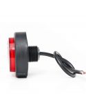 Piloto LED redondo de posición y freno R S1 12V 24V 1533 R S1 | LeonLeds