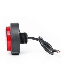 Piloto LED redondo de posición y freno R S1 12V 24V 1531 R S1 | LeonLeds 2
