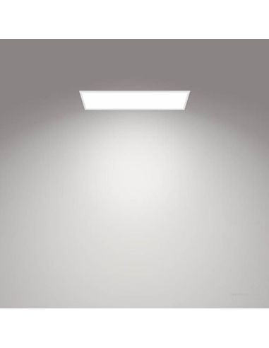 Plafón LED Rectangular Blanco 36W Touch Ceiling CL560 120x30Cm Scene Switch Philips | LeonLeds