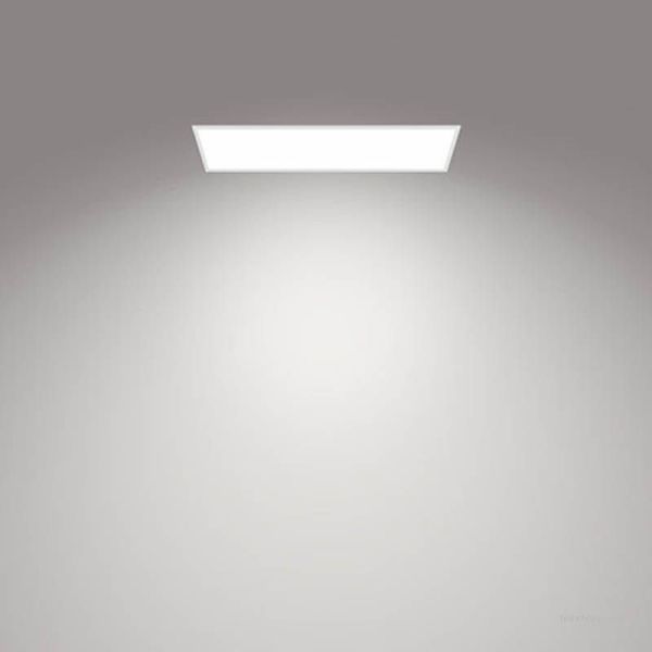 Plafon LED retangular branco 36W Toque de teto CL560 Interruptor de cena 120x30Cm Philips | leonleds