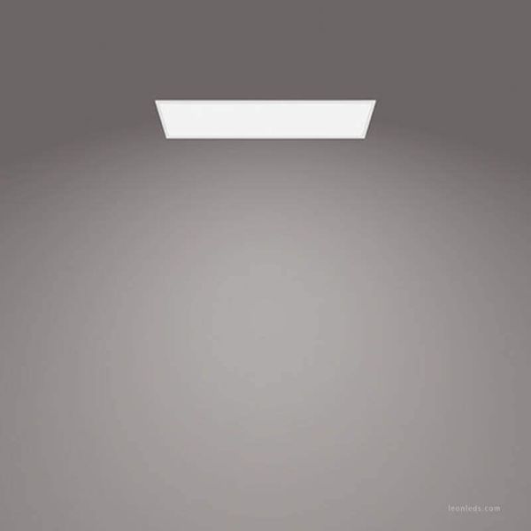 Plafon LED retangular branco 36W Toque de teto CL560 Interruptor de cena 120x30Cm Philips | leonleds