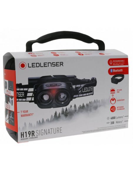 Caja de Frontal LED H19R Signature 4000 Lumenés 502198 Bluetooth LedLenser | LeonLeds