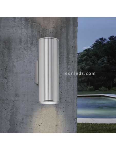 Applique d'extérieur Riga GU10 ambient argent Eglo Iluminación | Éclairage LeonLeds