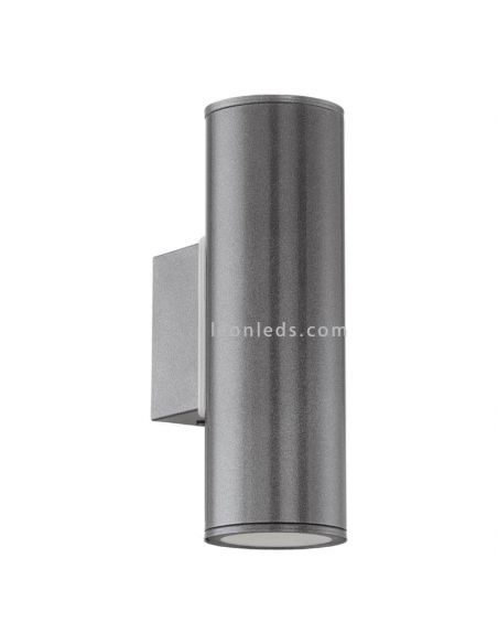 Aplique de pared exterior Riga GU10 antracita Eglo Iluminación | LeónLeds Iluminación