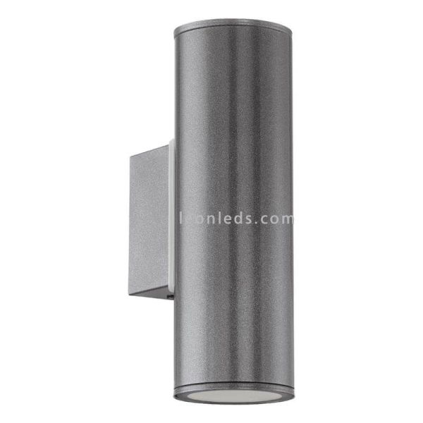 Aplique de pared exterior Riga GU10 antracita Eglo Iluminación | LeónLeds Iluminación