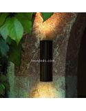 Aplique de pared exterior Riga GU10 marrón antiguo ambiente Eglo Iluminación | LeónLeds Iluminación