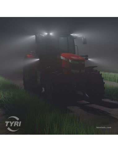 Faro LED de trabajo rectangular 0717 para Massey Ferguson Nuevo Modelo | LeonLeds